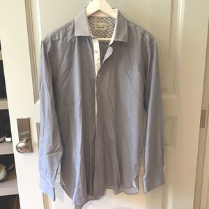 Ted Baker dress shirt “endurance” blue pattern